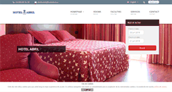 Desktop Screenshot of hotelabril.es