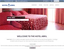 Tablet Screenshot of hotelabril.es
