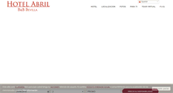 Desktop Screenshot of hotelabril.com
